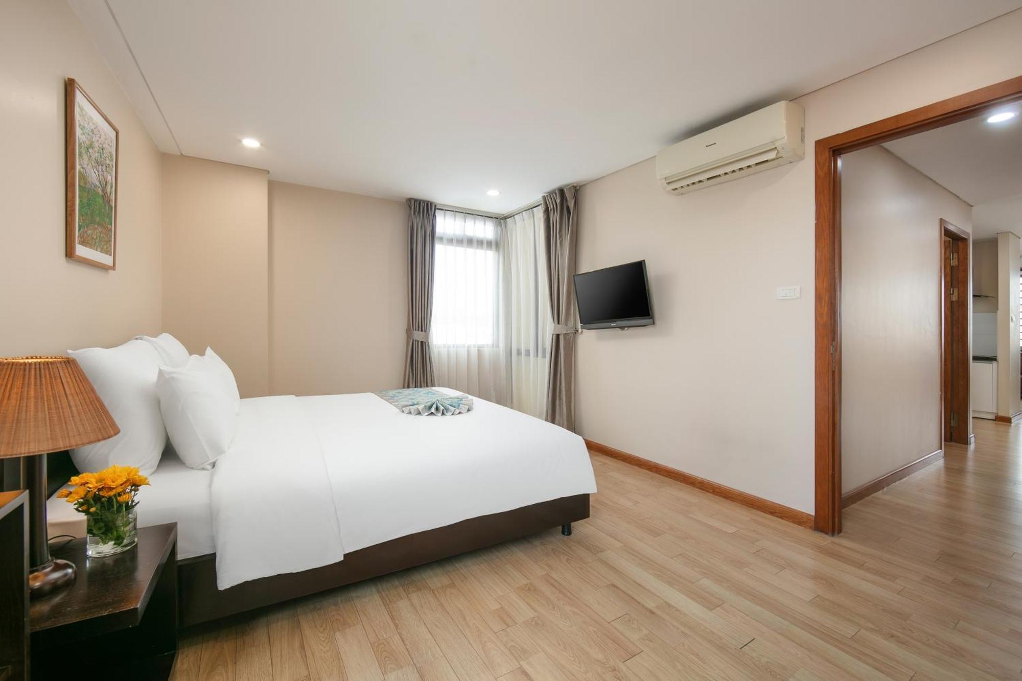 Hb Serviced Apartment - 121B Quan Hoa Hanoi Exterior photo