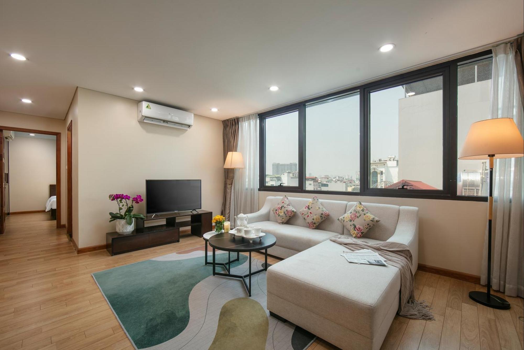 Hb Serviced Apartment - 121B Quan Hoa Hanoi Exterior photo