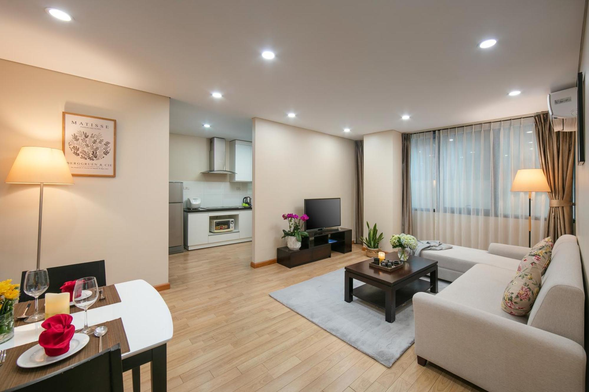 Hb Serviced Apartment - 121B Quan Hoa Hanoi Exterior photo