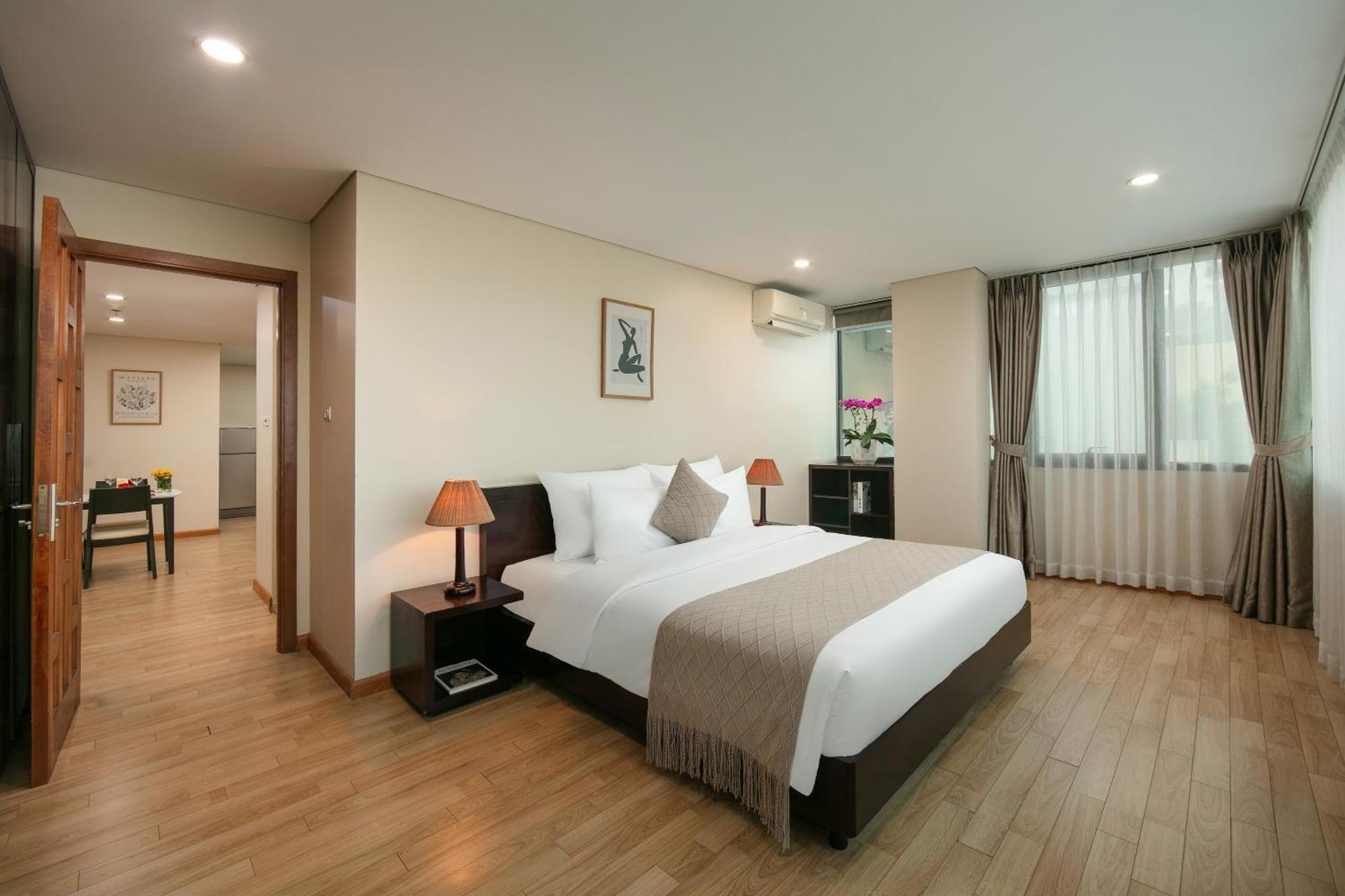 Hb Serviced Apartment - 121B Quan Hoa Hanoi Exterior photo